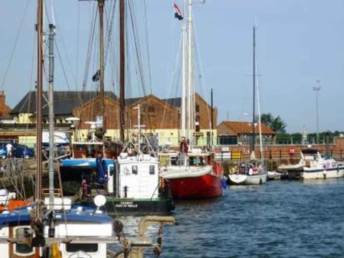 Wells Quay just yards from the cottage